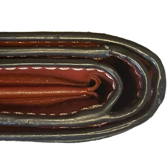 EUC Coach Medium Corner Zip Wallet in Signature Canvas - Picture 6 of 11